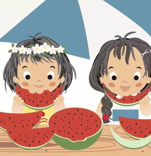 网红吃瓜头像卡通版